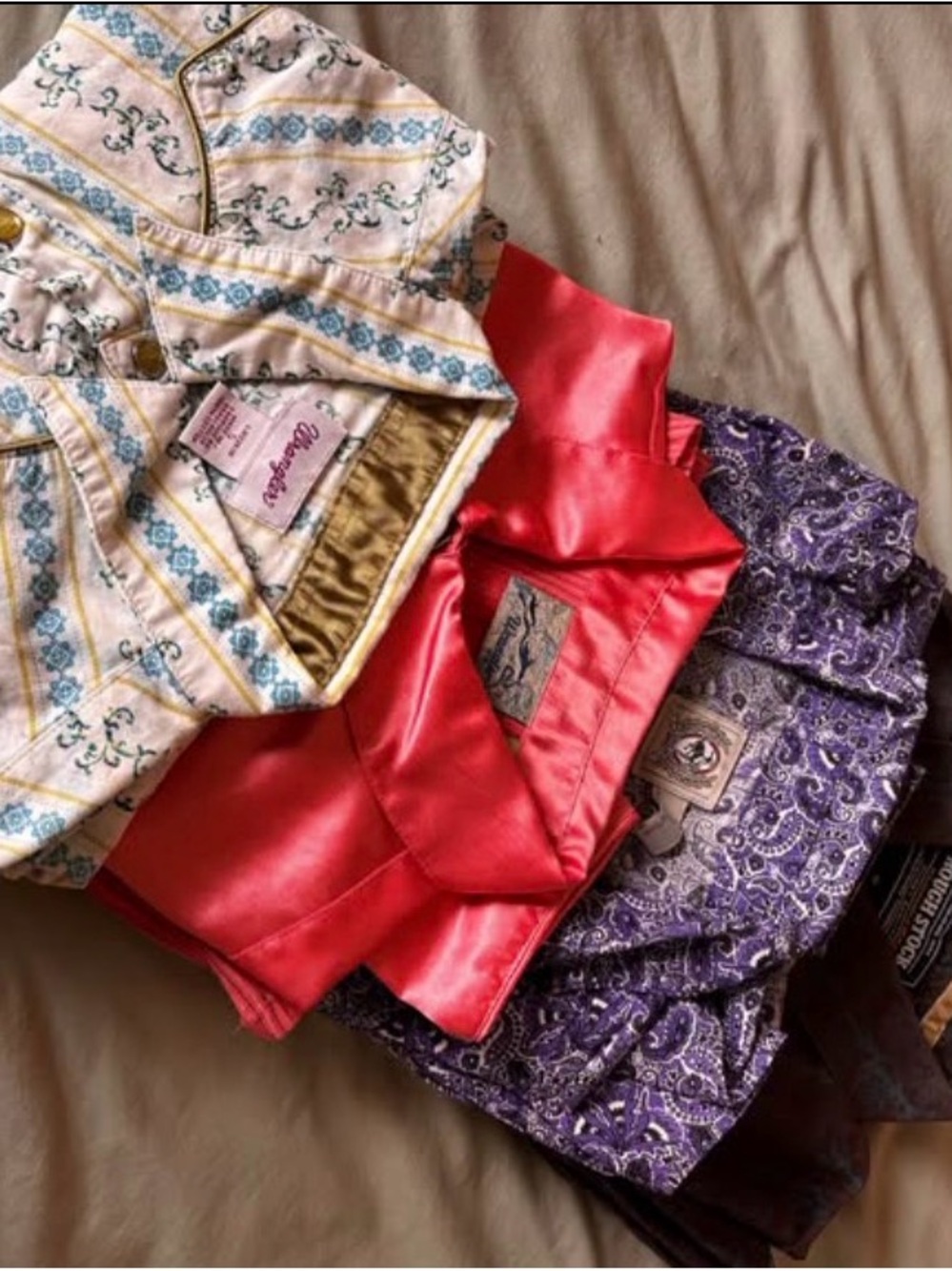Girls Wrangler button down western shirts